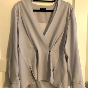 Rag&Bone silk “tuxedo” blouse